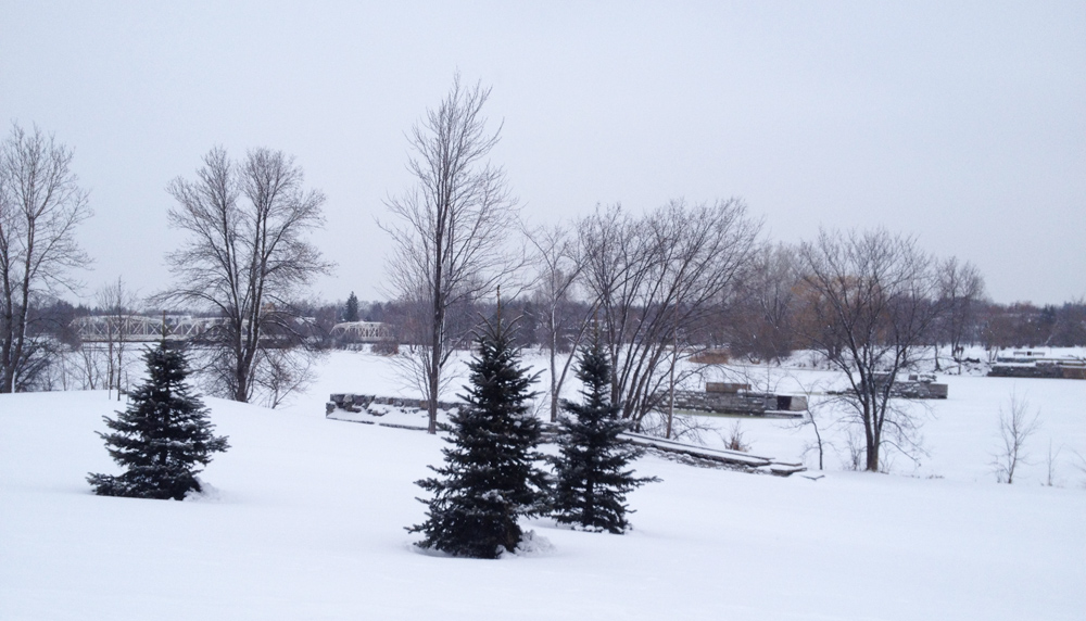 B&P Rideau River Bridge footings