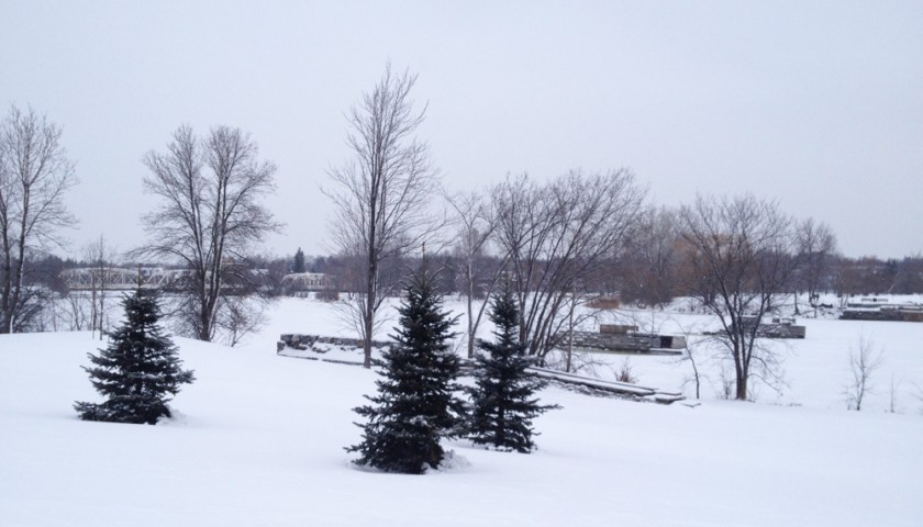 B&P Rideau River Bridge footings