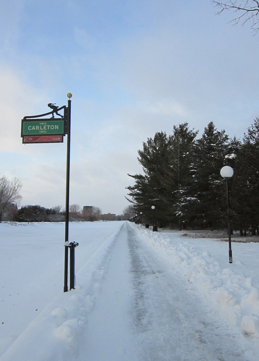 Rideau Canal Pathway in the winter