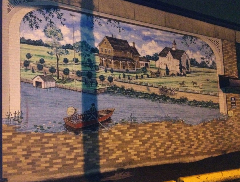 Mural along Montgomery St