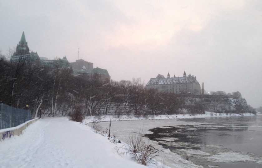 Ottawa River in winter