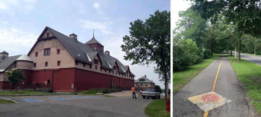 Big Red Barn............... and Shady Path