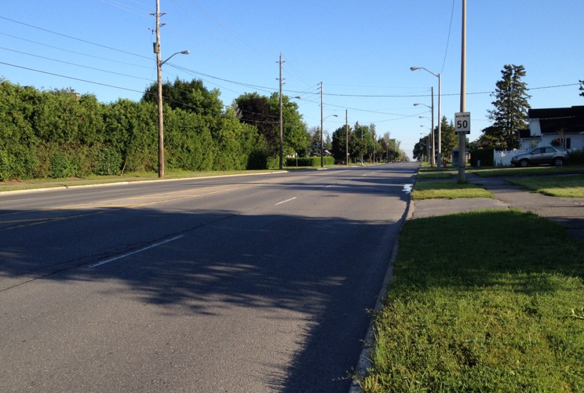 Fisher Avenue, early Saturday morning