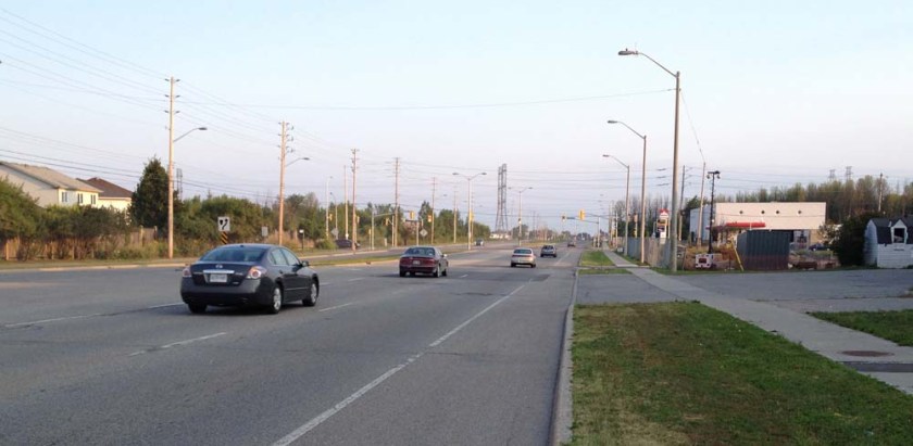 Bike lane along Conroy Road