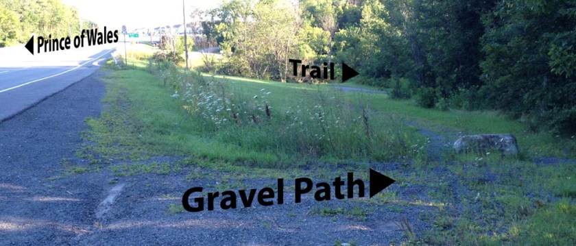 How to get to the trail on the other side of Jock River