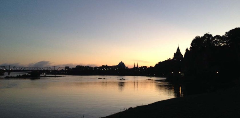 Rowers on the Ottawa