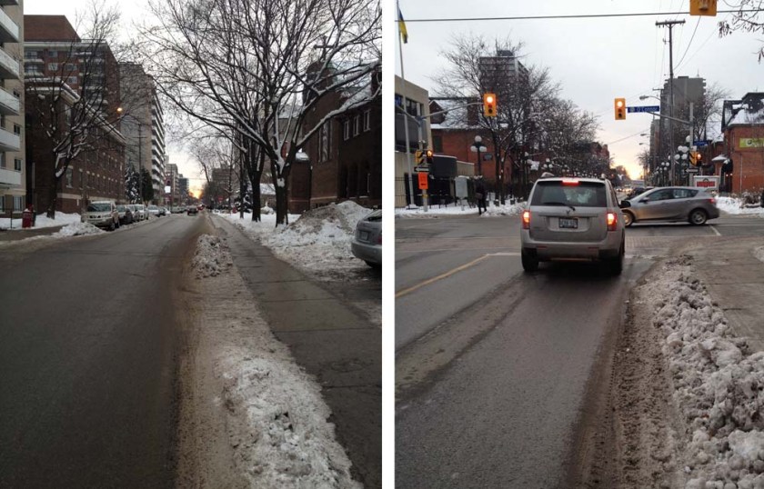 Somerset St W in the winter