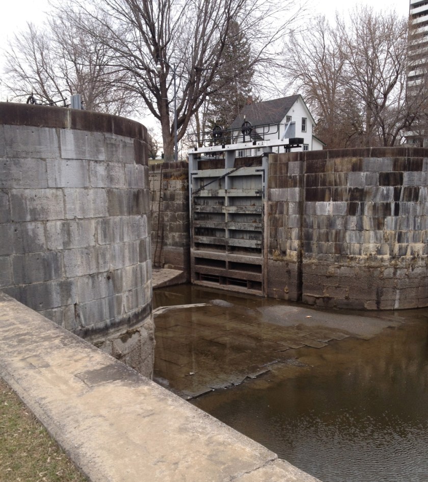 Canal lock at Mooneys Bay