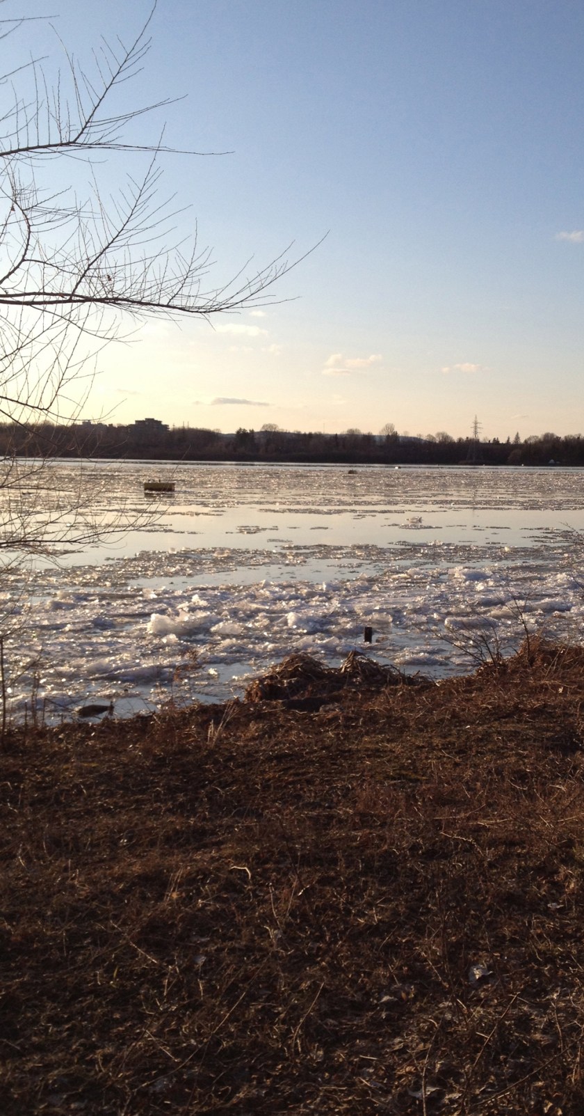 Ice break up on the Ottawa River
