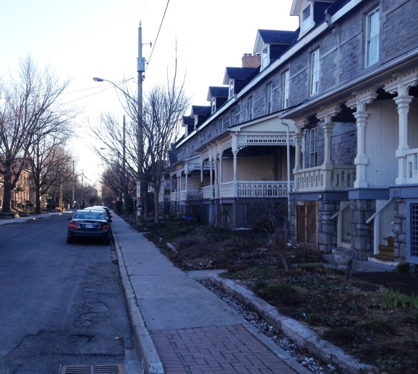 Old row houses in Sandy Hill 