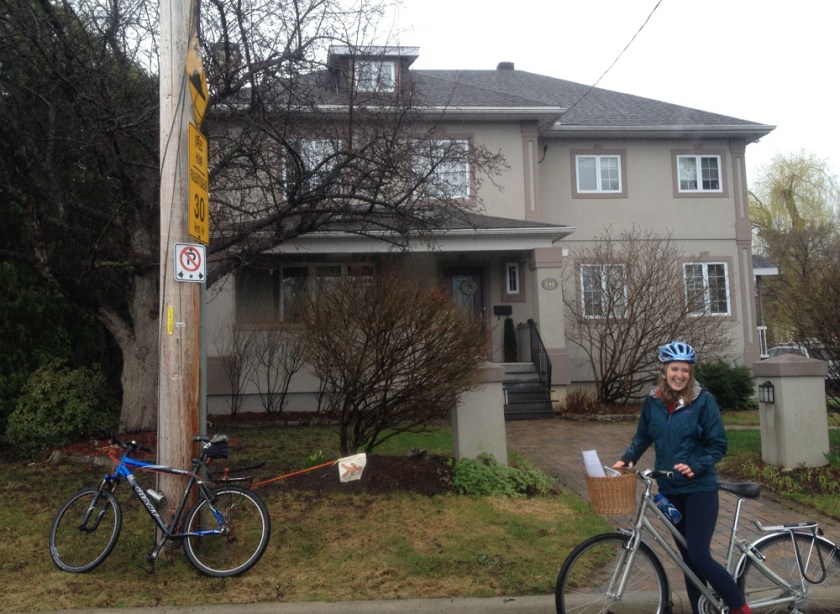 The Belot House and  Britta the tour guide