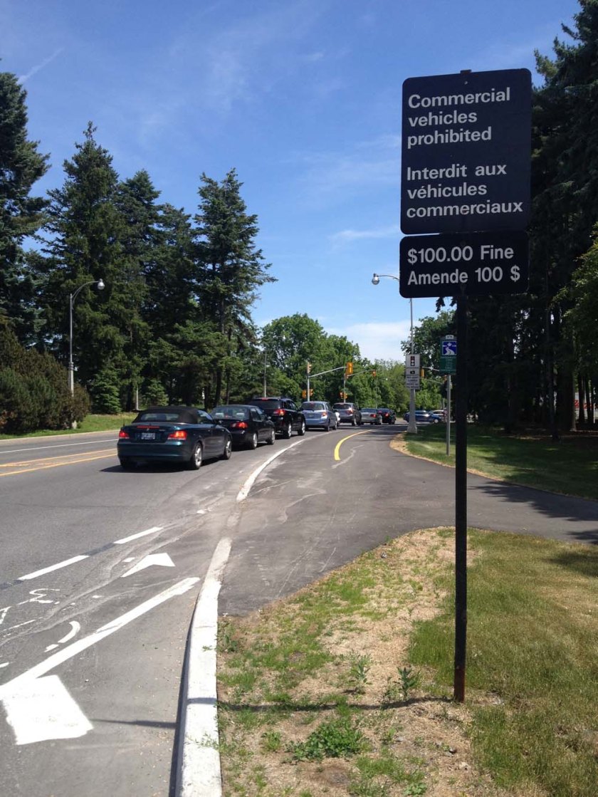 New bike path link from between Carling and Holland Ave 