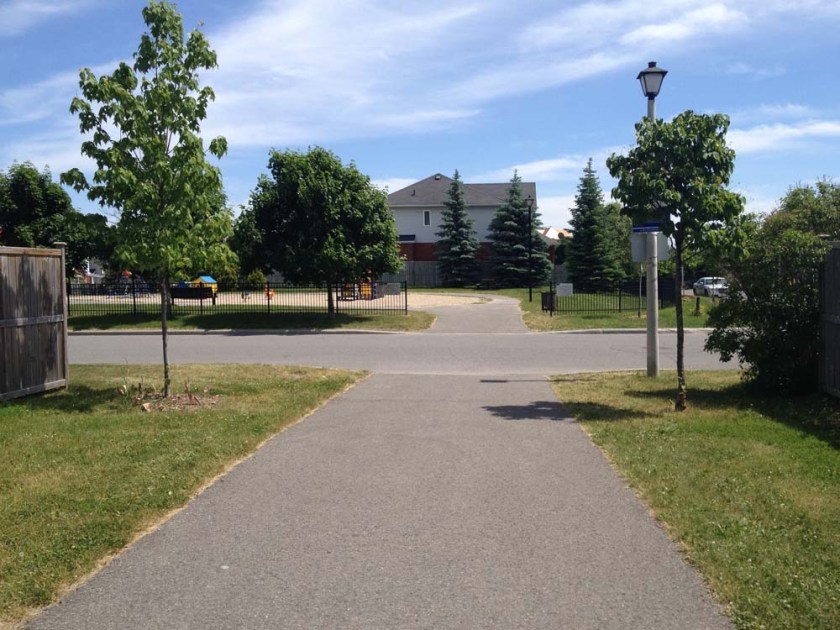 Path across to madison