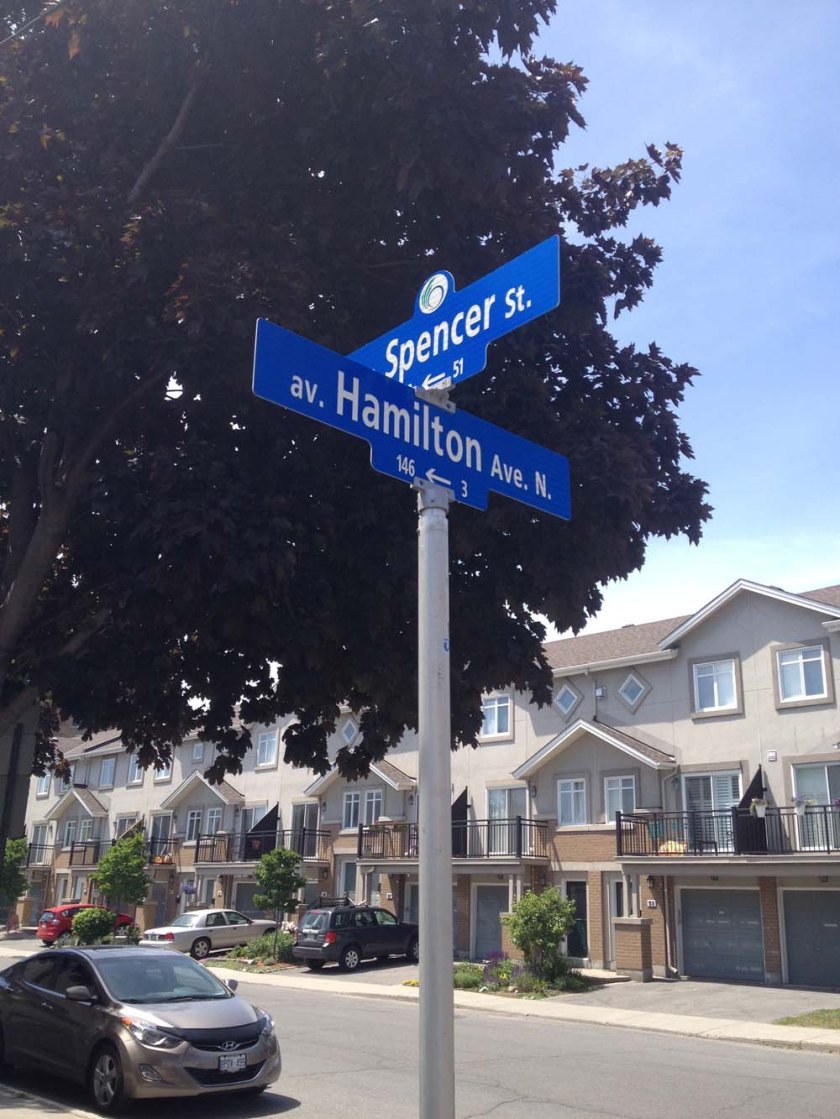 Headed east on Spencer