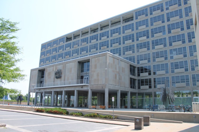 Front of the original Old City Hall (photo by Sarah)