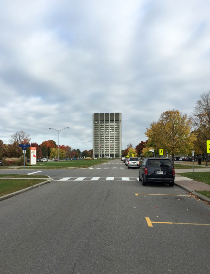 Biking through Tunney's pasture