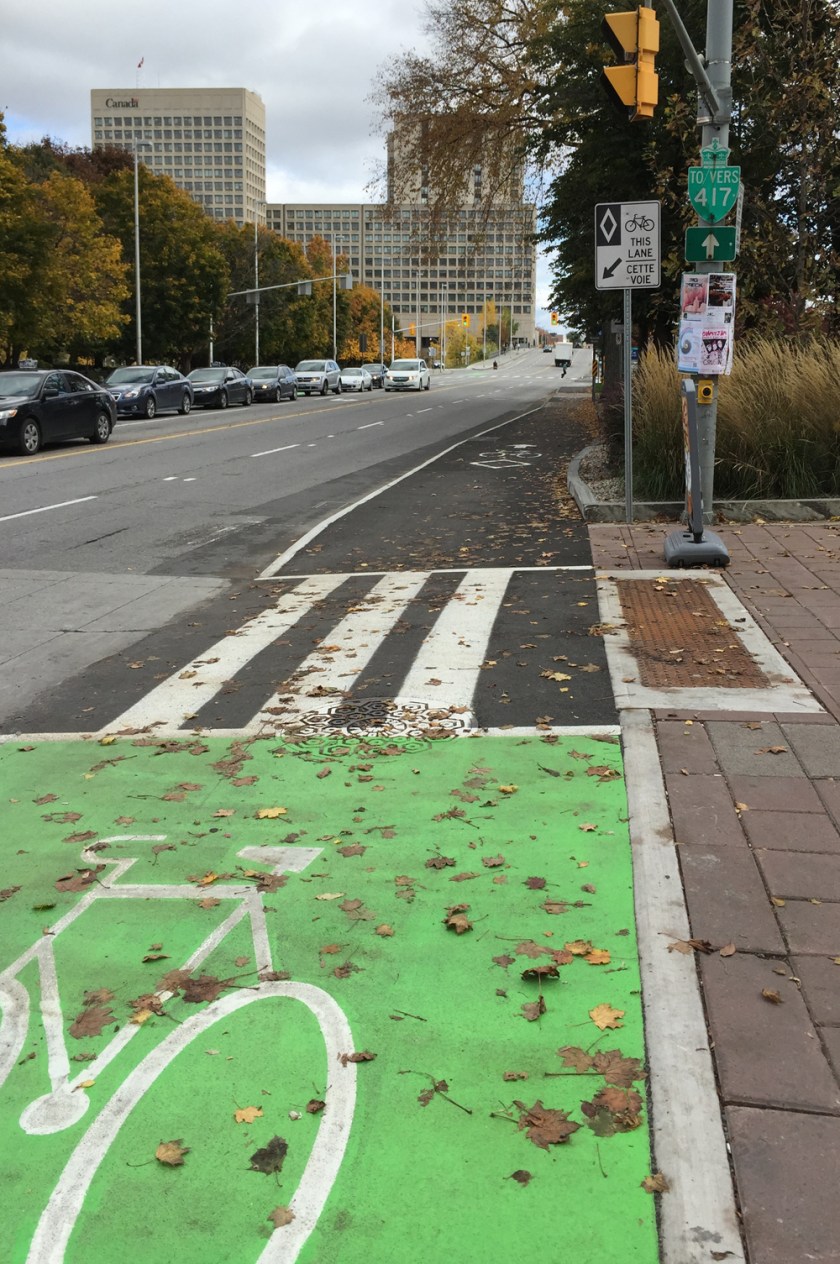 Laurier Bike Lane extension