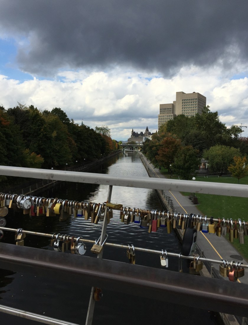 Love Locks over the Rideau Canal