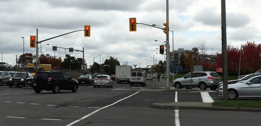 Path continues in the distance on the other side of Riverside Drive