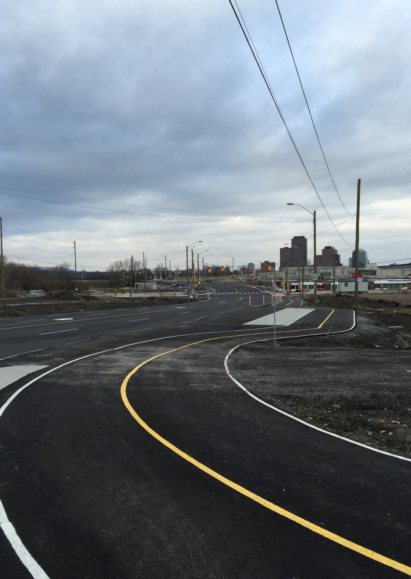 Preston at the start of the new extension