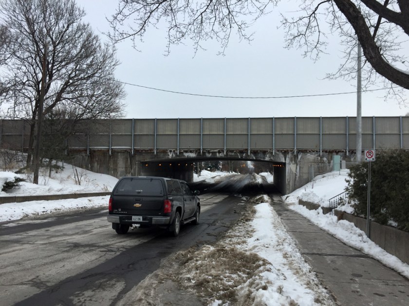 Bayswater Ave, from the south side of the Queensway