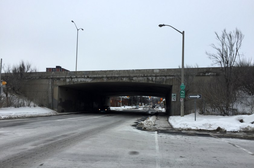 Booth St, from the south side of the Queensway