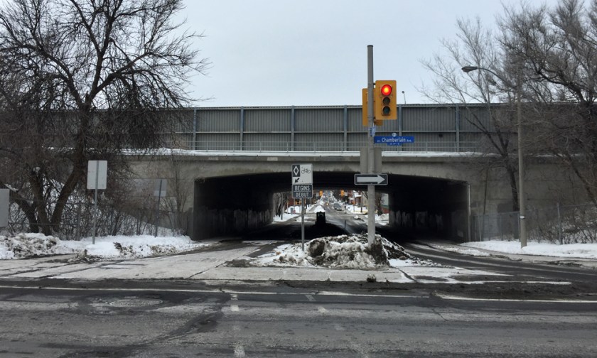 Percy St, from the south side of the Queensway.jpg