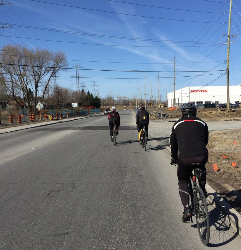 Colonnade Road approaching Merivale Road