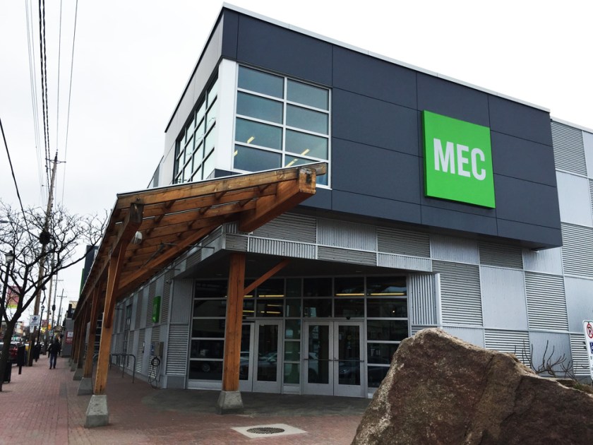 Entrance to Mountain Equipment Coop