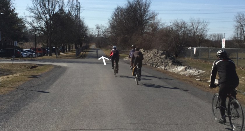 Grant Carmen Drive ends, path begins